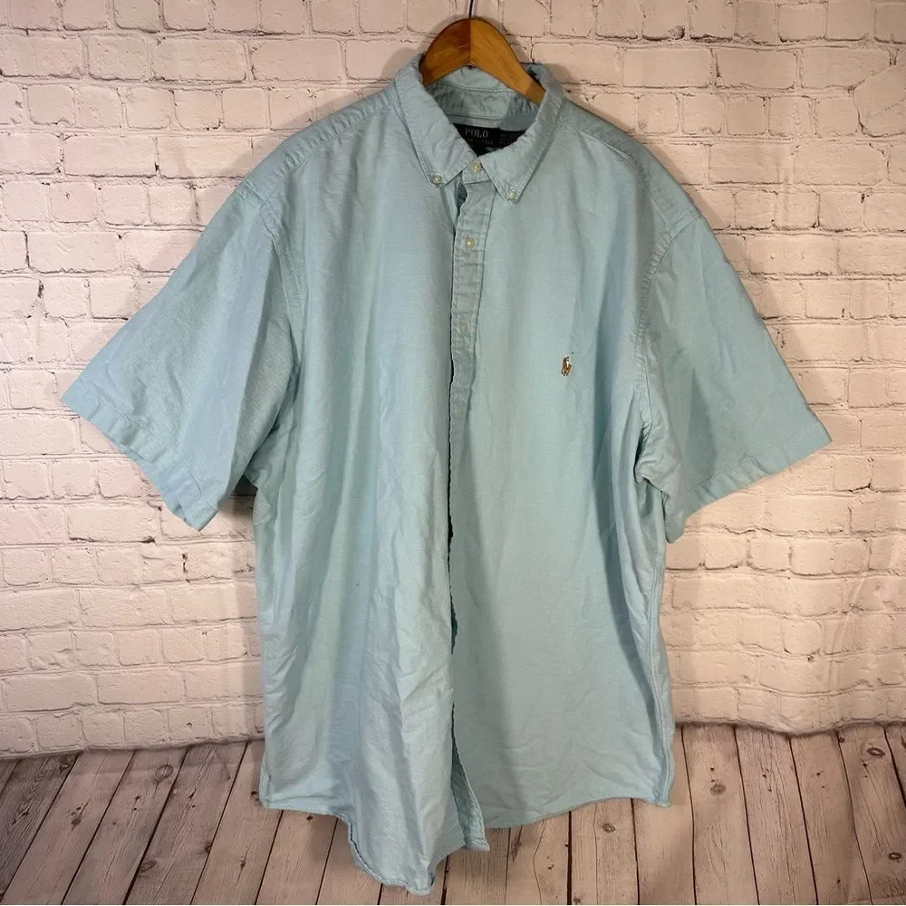 Polo Ralph Lauren Shirt Mens XXXL Classic Fit‎ Color Flesh Pony  Short Sleeve